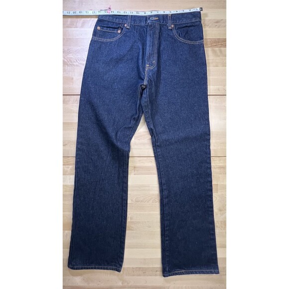 Levi's 517 Boot Cut Denim Blue Jeans 34x32 - Picture 5 of 10